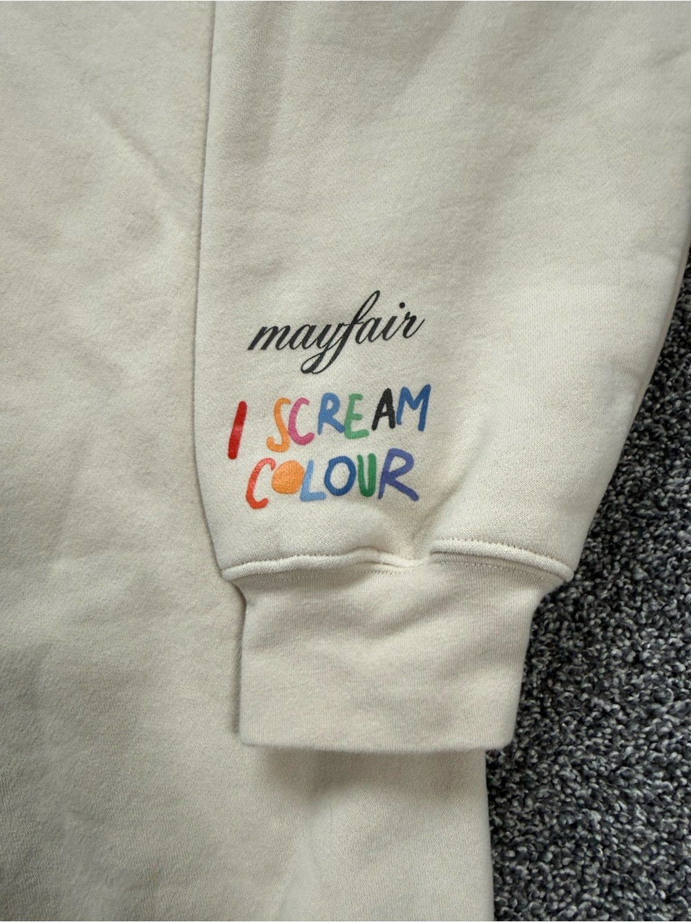 The Mayfair Group Angels All Around You Crewneck M/L sweatshirt ISCREAMCOLOUR - Picture 13 of 14